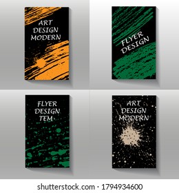 Vector frame for text Modern Art graphics for hipsters. Applicable for placards, brochures, posters, covers and banners. Vector illustration.