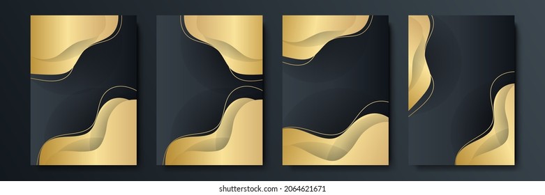 Vector frame for text Modern Art graphics for hipsters. Dynamic frame stylish geometric black background with gold. Element for design business cards, invitations, gift cards, flyers and brochures