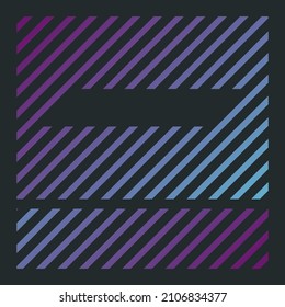 Vector frame for text Modern Art graphics for hipsters