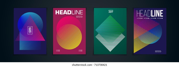 Vector frame for text Modern Art graphics for hipsters . dynamic frame stylish geometric . element for design business cards, invitations, gift cards, flyer and brochures. 