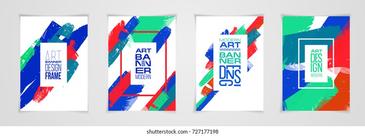 Vector frame for text Modern Art graphics for hipsters . dynamic frame stylish geometric . element for design business cards, invitations, gift cards, flyer and brochures. 