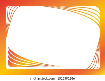 Vector frame for text Modern card art dynamic form stylish geometric business cards invitations gift.
