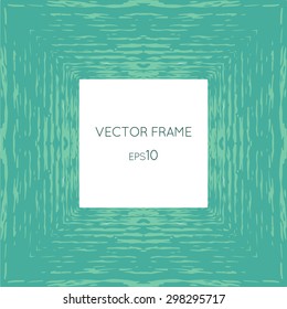 Vector frame with a texture of water