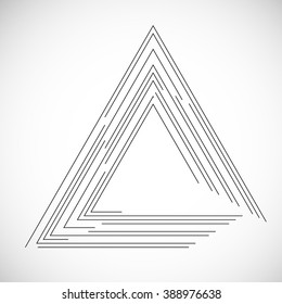 Vector Frame in triangle form.