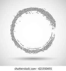  Vector Frame for your Design. Dotwork Illustration.