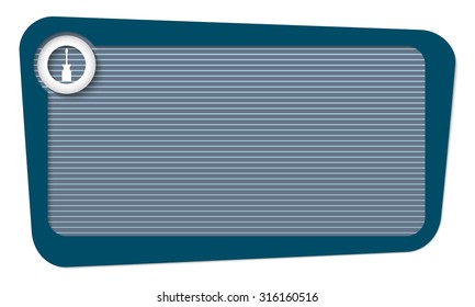 Vector frame for your text with lines and screwdriver