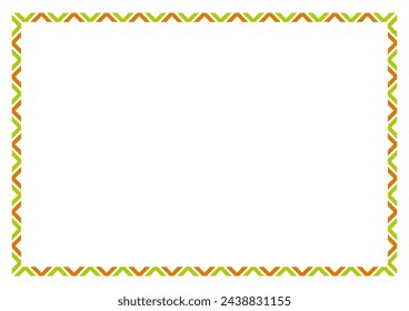 Marco vectorial para su texto, fotos o invitaciones, plantilla de diseño de marco de borde. Elegante marco para certificado, diploma, vale.