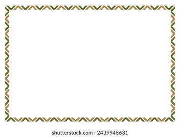 Vector frame for your text, photos or invitations, border frame design template. Elegant frame for certificate, diploma, voucher.