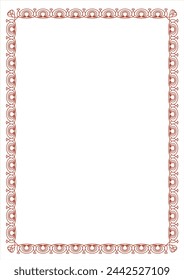 Vector frame for your text, photos or invitations, Frame blank. Elegant frame for certificate, diploma, voucher. vector frame for invitation, congratulation