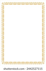 Vector frame for your text, photos or invitations, Frame blank. Elegant frame for certificate, diploma, voucher. vector frame for invitation, congratulation