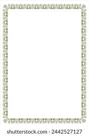 Vector frame for your text, photos or invitations, Frame blank. Elegant frame for certificate, diploma, voucher. vector frame for invitation, congratulation