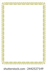 Vector frame for your text, photos or invitations, Frame blank. Elegant frame for certificate, diploma, voucher. vector frame for invitation, congratulation