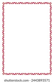 Vector frame for your text, photos or invitations, border frame design template. Elegant frame for certificate, diploma, voucher. vector frame with a ribbon