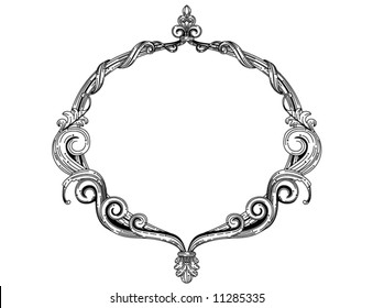 Vektorrahmen-Ornamente - im Detail