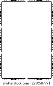 vector frames black on a white background