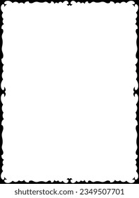 vector frames black on a white background