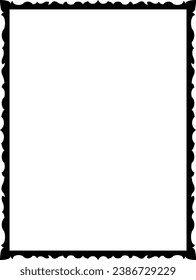 vector frames black on a white background