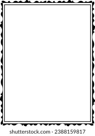 vector frames black on a white background
