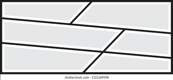 Vector frames photo collage