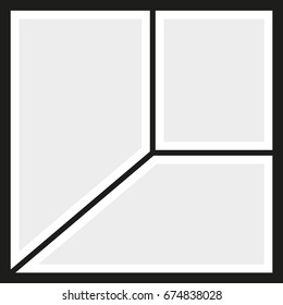 Vector frames photo collage