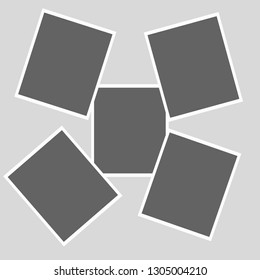 Vector frames photo collage Vector illustration EPS10