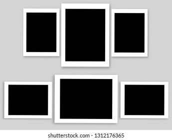 Vector frames photo collage Vector illustration EPS10