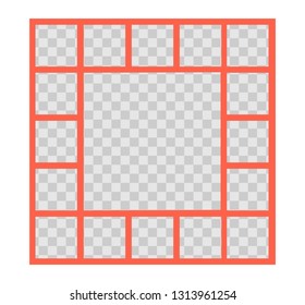 Vector frames photo collage Vector illustration EPS10 