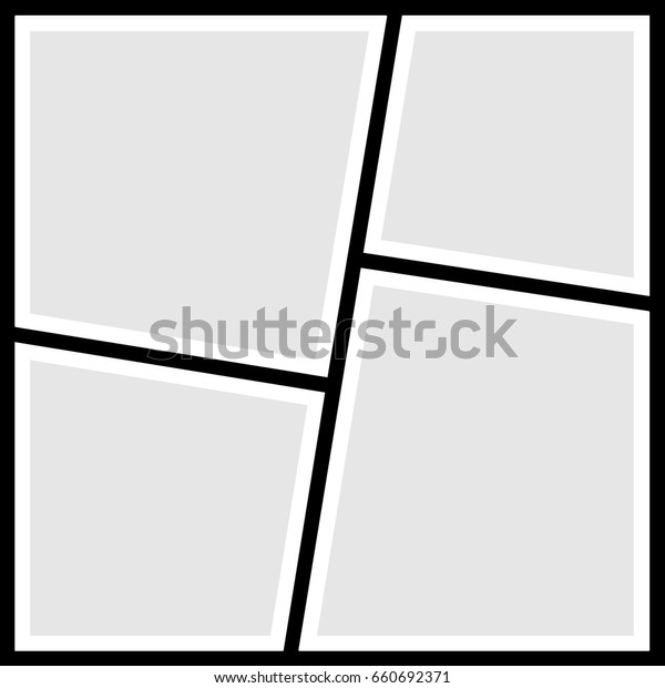 Download Vector Frames Photo Collage Simple Clipping Stock Vector ...