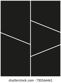 Vector frames for pictures, photo collage
