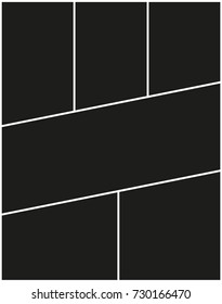 Vector frames for pictures, photo collage