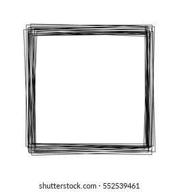 Vector Frames. rectangles for image. distress texture . Grunge Black and White borders isolated. Dirt effect .