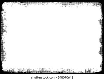 Vector frames.Grunge border frames.