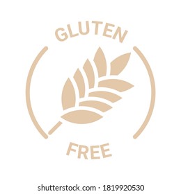 vector free gluten icon logo