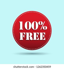 vector free label
