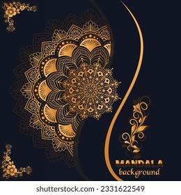 Vector free Mandala floral design, flower, tattoo, pattern, Henna illustration on Colorful background