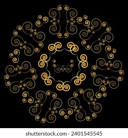 vector free mandala Islamic floral mandala