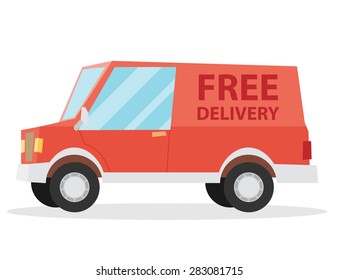 Vector Free Shipping car