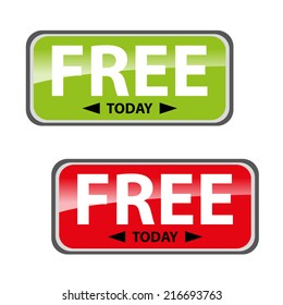 vector free today two color vector tags