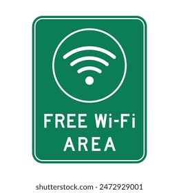 Vector Libre Wifi Área Señal