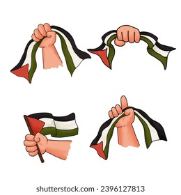 VECTOR FREEDOM PALESTINE HAND DRAWING