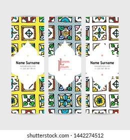 Vector freehand cards template. Cover, banner with hand drawn doodles. Rustic illustration