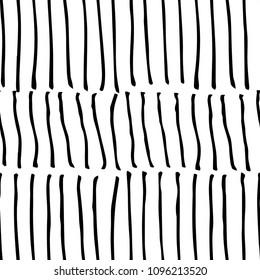 Vector freehand drawing seamless background. Pattern with abstract illustration hatching