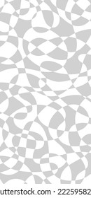 Vektorfreehand-Illustration mit optischer Illusion. Op Art abstrakter vertikaler Hintergrund. 