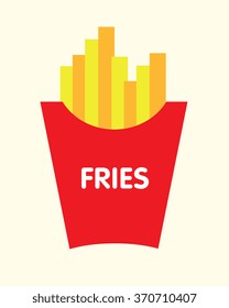 Vector French Fries Graphic