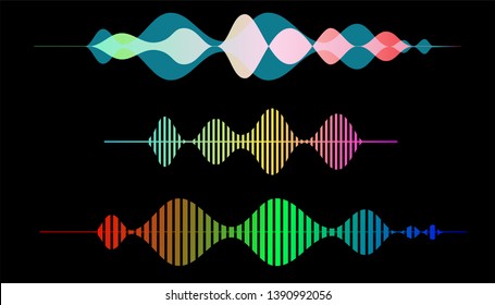 vector of frequency audio music equalizer .digital music player waveform, hud for sound technology or tune bar,  Song studio or music sound theme