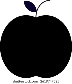 Vector de una manzana fresca