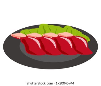 vector fresh chicken liver sketch illustration . 