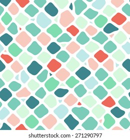 Vector fresh colors paving stone seamless background