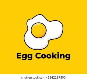 Vector fresh egg logo illustration art