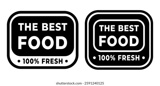 Vector of fresh food icons isolated on white background.